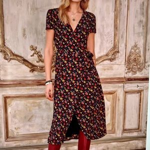 Sézane Amber midi Floral dress size 36 (4)